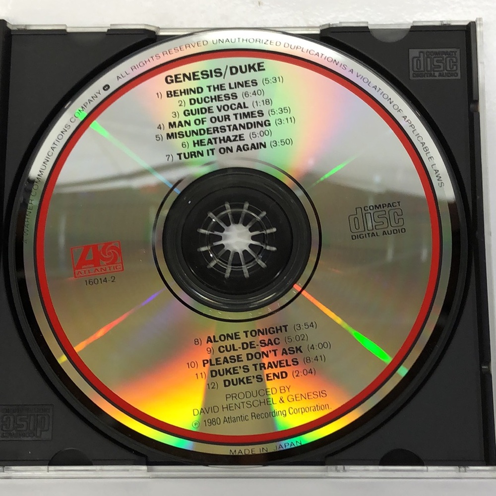 Genesis Duke CD - Picture 5 of 5